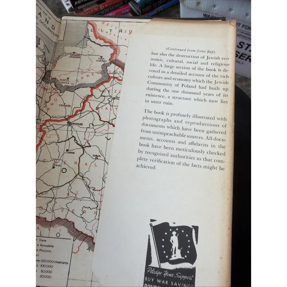 The Black Book of Polish Jewry Nazi Occupation Holocaust 1943 HCDJ